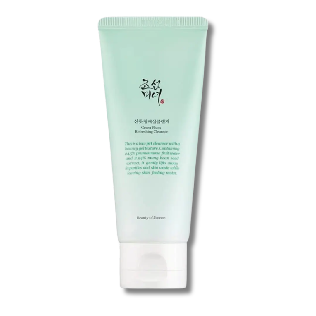 Beauty of Joseon Green Plum Refreshing Cleanser NZ – Low pH hydrating gel cleanser with Plum Water and Mung Bean Seed Extract for soft, refreshed skin | The Velvet Method