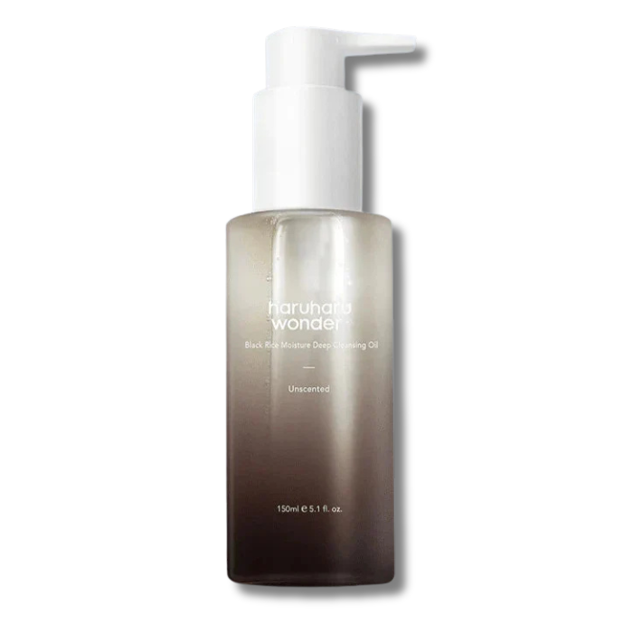 Haruharu Wonder Black Rice Moisture Deep Cleansing Oil 150ml – Vegan, gentle makeup remover with 100% natural oils for clean, balanced skin | The Velvet Method