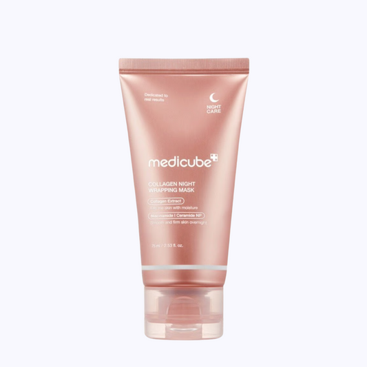 medicube Collagen Night Wrapping Mask – Peel-off overnight collagen mask that boosts elasticity, hydration, and glow for sensitive skin