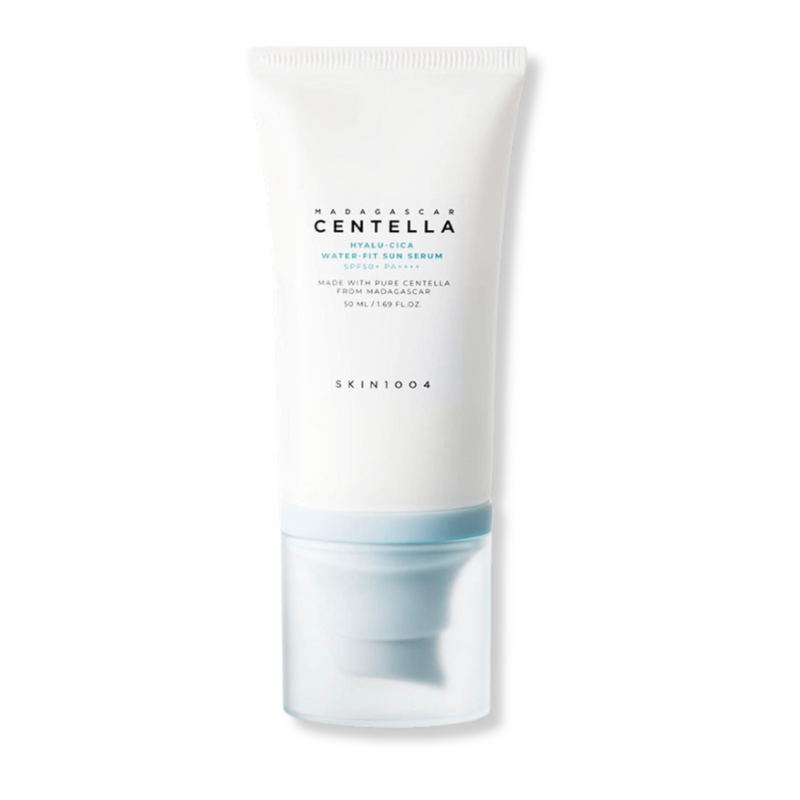 SKIN1004 Hyalu-Cica Water-Fit Sun Serum 50ml – Lightweight SPF 50+ sunscreen with Hyaluronic Acid and Centella for dewy, protected skin | The Velvet Method