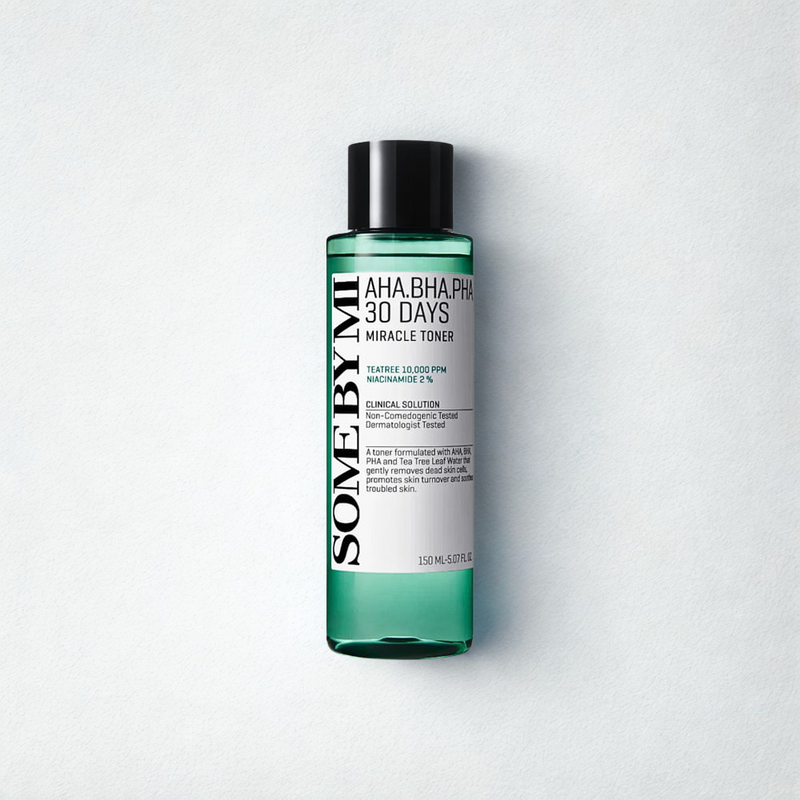 SOME BY MI 30 Days Miracle Toner – AHA BHA PHA exfoliating toner with tea tree for acne-prone skin | The Velvet Method