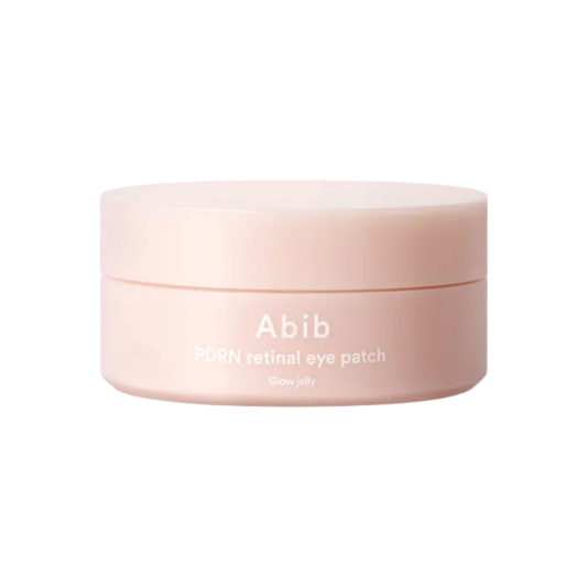 Abib PDRN Retinal Eye Patch Glow Jelly NZ – Brightening and firming hydrogel eye patches with PDRN, Retinal, and Caffeine for smoother, radiant eyes | The Velvet Method