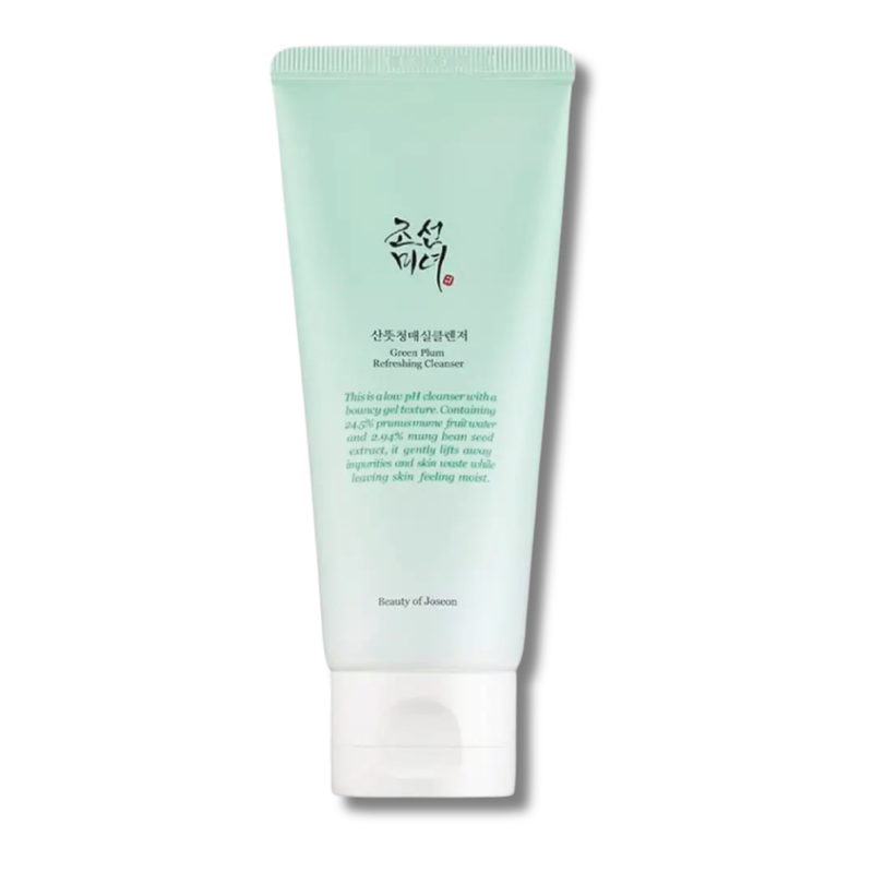 Beauty of Joseon Green Plum Refreshing Cleanser NZ – Low pH hydrating gel cleanser with Plum Water and Mung Bean Seed Extract for soft, refreshed skin | The Velvet Method